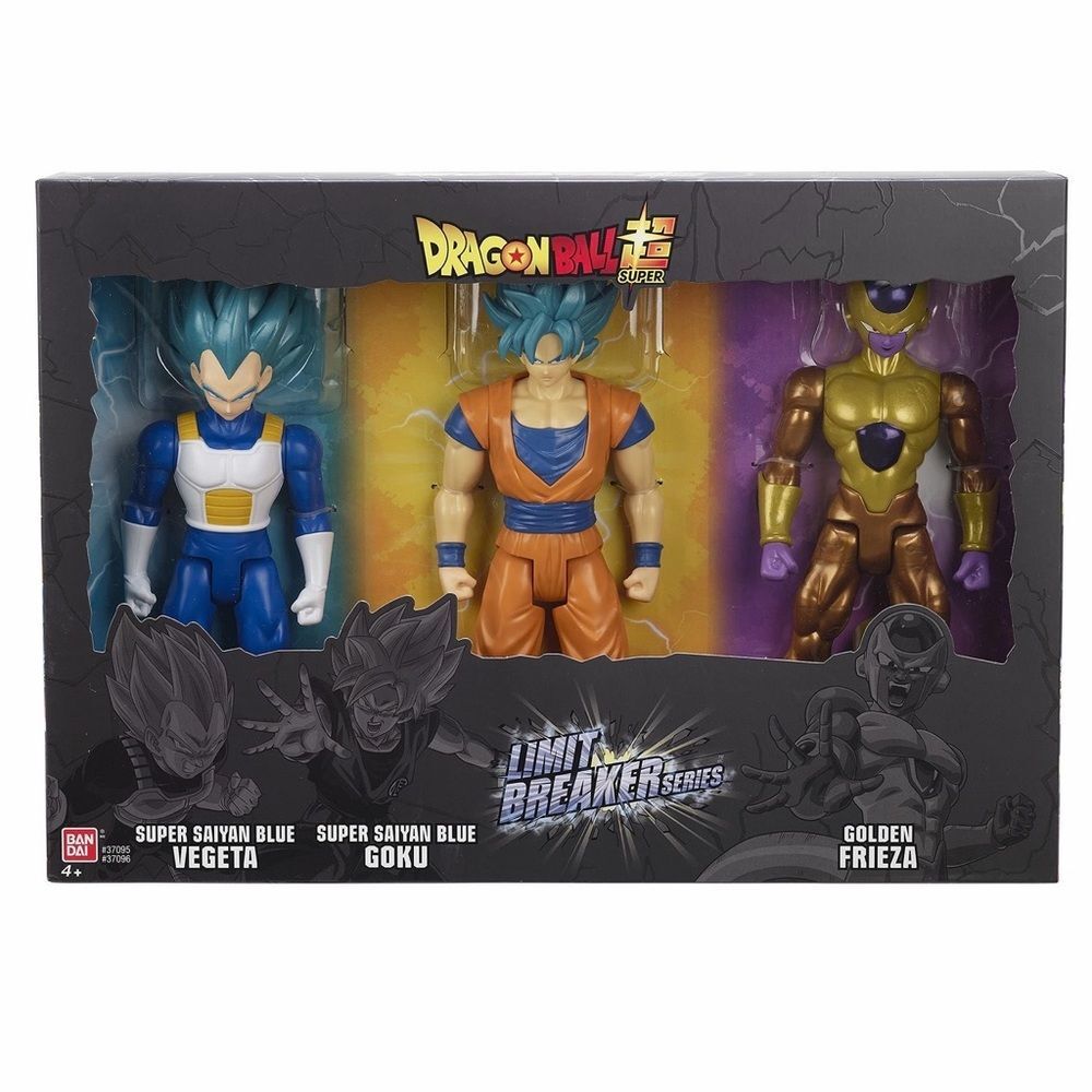NIB Dragon Ball Super Limit Breaker Series 3-Figure Set